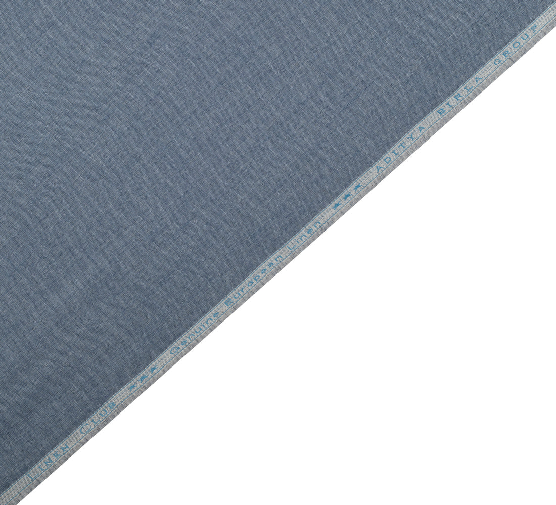Blue Ash by Linen Club (Unstitched Shirting and Kurta Fabric)