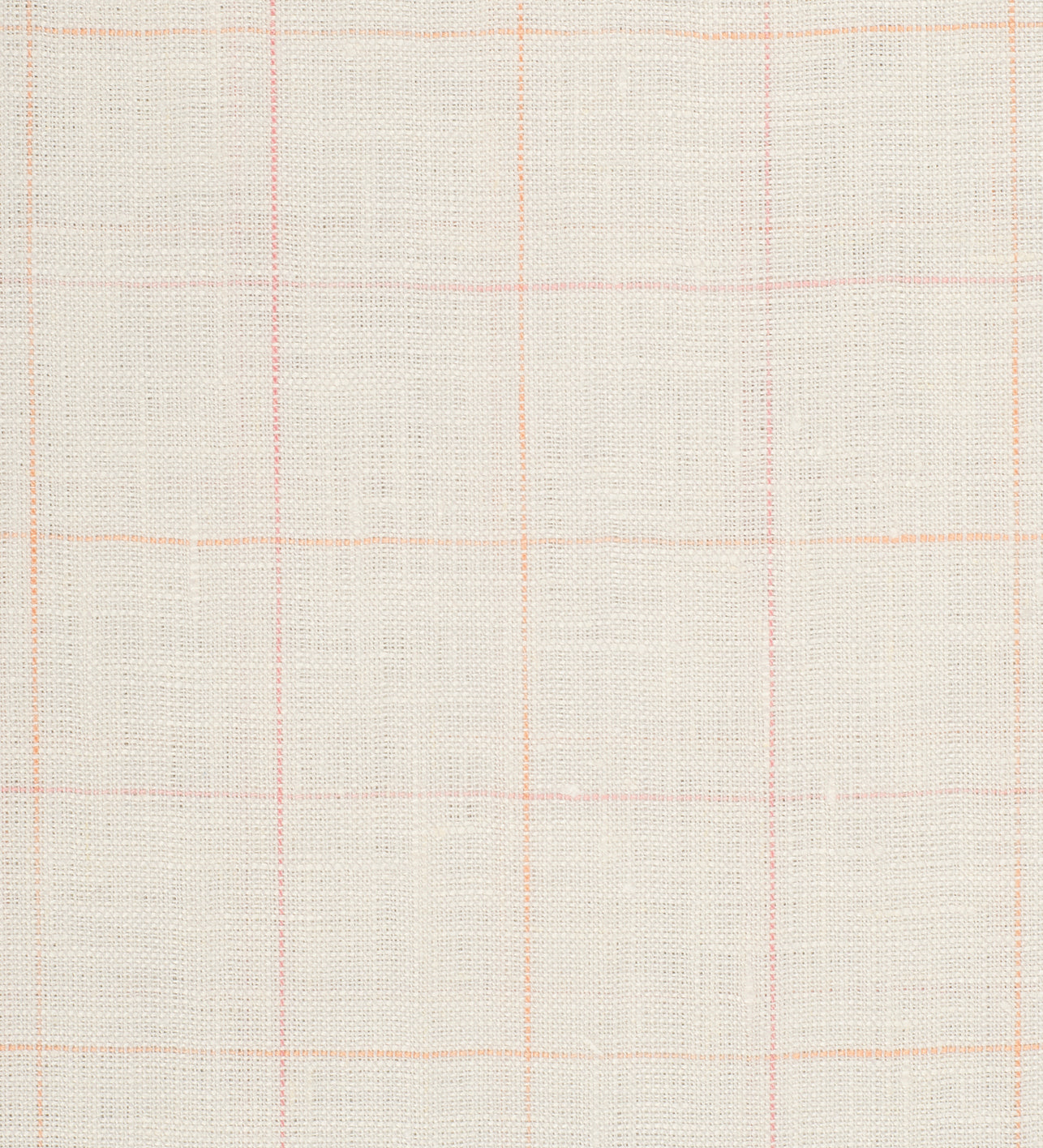 Apricot Windowpane by Linen Club (Unstitched Shirting and Kurta Fabric)