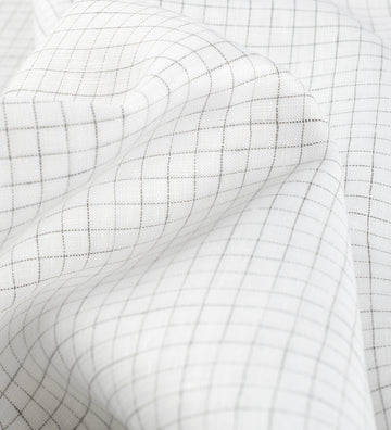 Monarch Grid by Linen Club (Unstitched Shirting and Kurta Fabric)