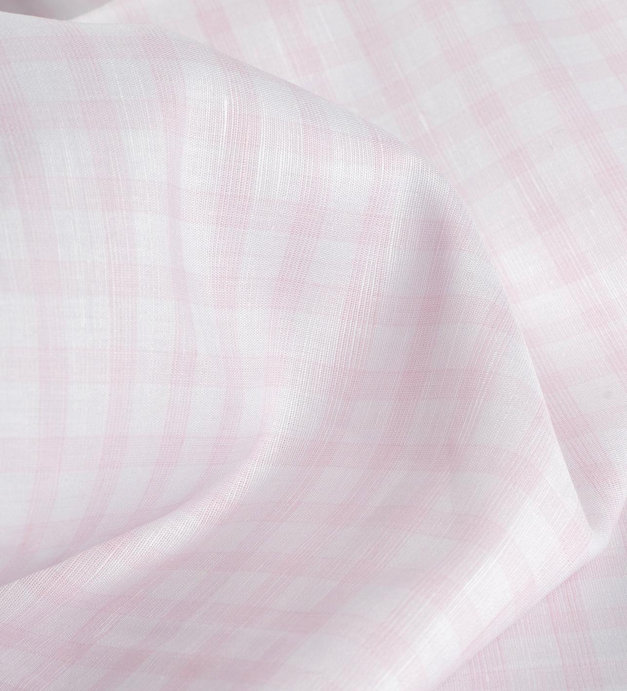 Pink Check by Linen Club (Unstitched Shirting and Kurta Fabric)