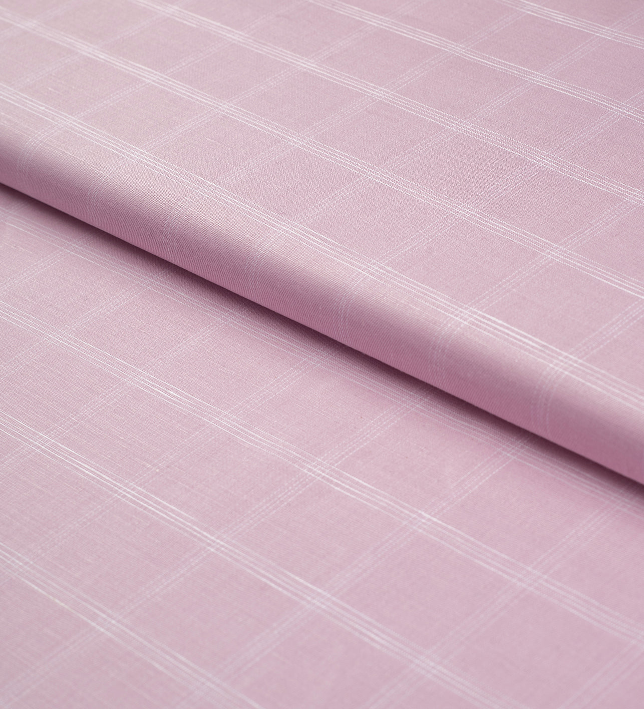 Rose Windowpane by Linen Club (Unstitched Shirting and Kurta Fabric)