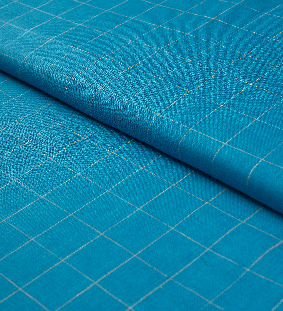 Capri Blue by Linen Club (Unstitched Shirting and Kurta Fabric)