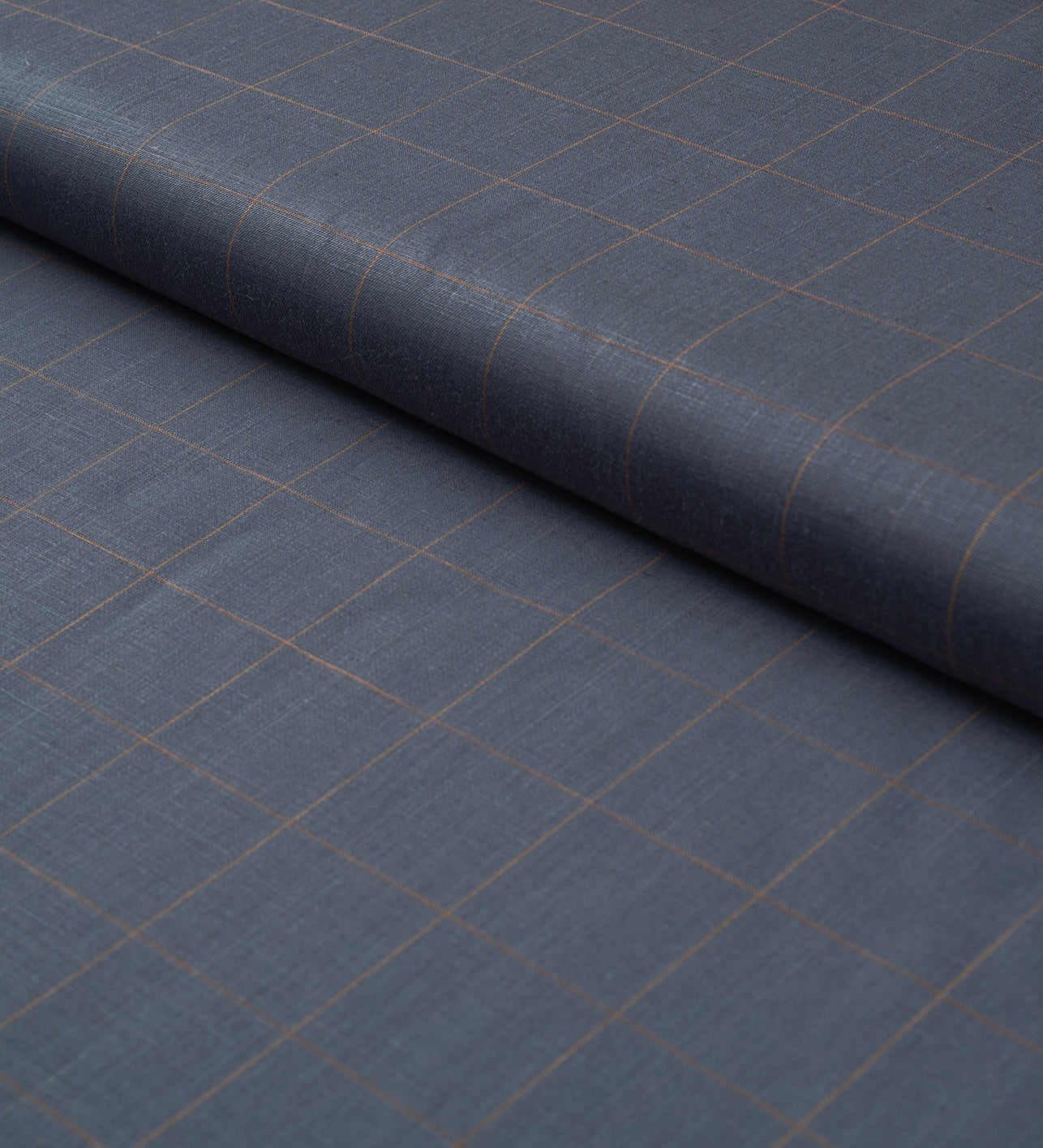 Slate Navy by Linen Club (Unstitched Shirting and Kurta Fabric)