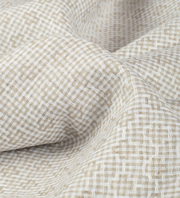 Ivory Sandstone by Linen vogue (Unstitched Shirting and Kurta Fabric)
