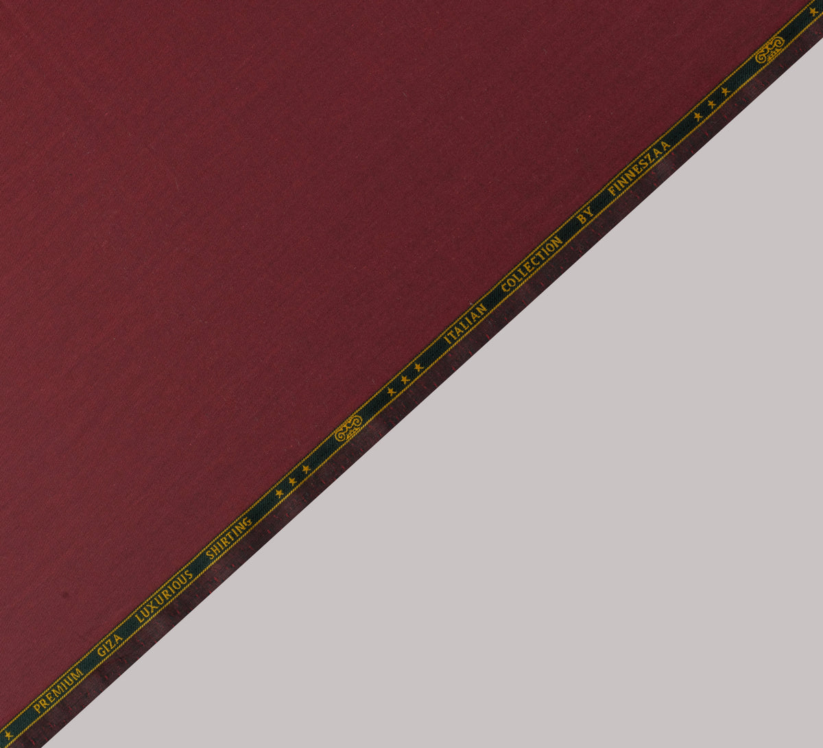 Royal Merlot  by Reid & Taylor (Unstitched Shirting Fabric)