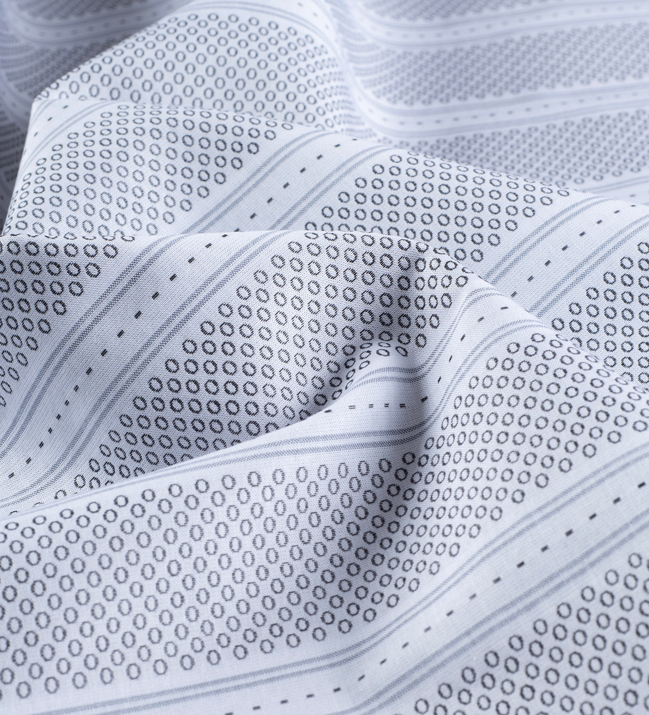 Platina Dots by Tessitura Monti (Unstitched Shirting Fabric)