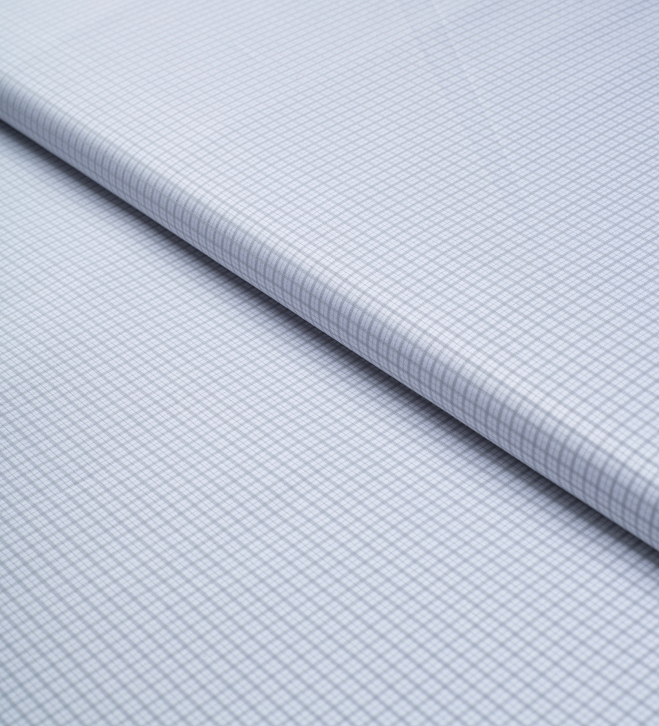Monticello Grey Check by Tessitura Monti (Unstitched Shirting Fabric)