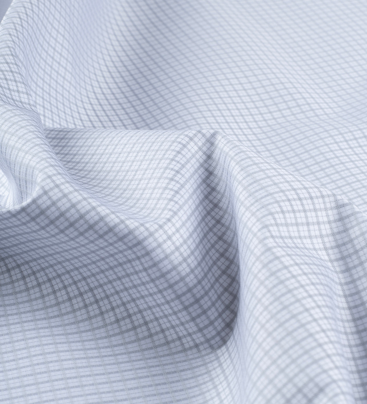Monticello Grey Check by Tessitura Monti (Unstitched Shirting Fabric)