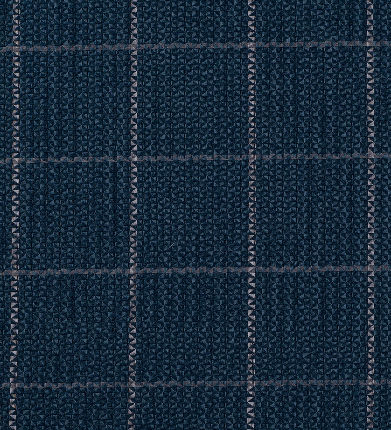 Midnight Windowpane by Tessitura Monti (Unstitched Shirting Fabric)