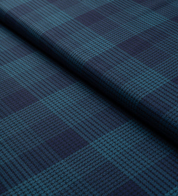 Monaco Blue by Tessitura Monti (Unstitched Shirting Fabric)