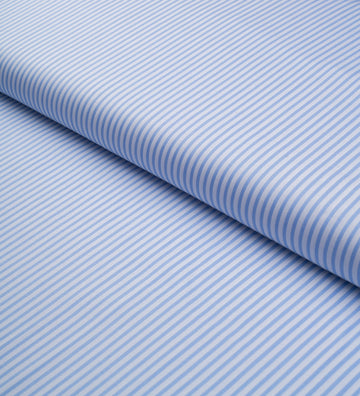 Milano Sky Stripe by Giza House By Soktas (Unstitched Shirting Fabric)