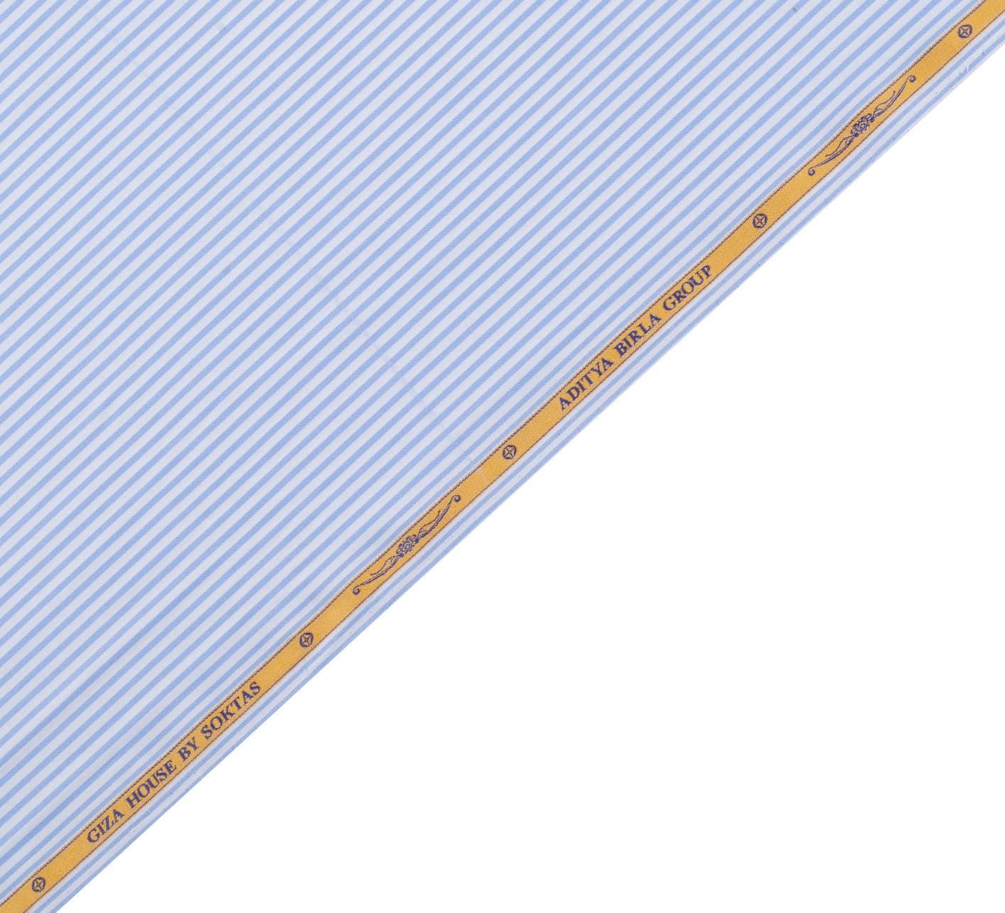 Milano Sky Stripe by Giza House By Soktas (Unstitched Shirting Fabric)