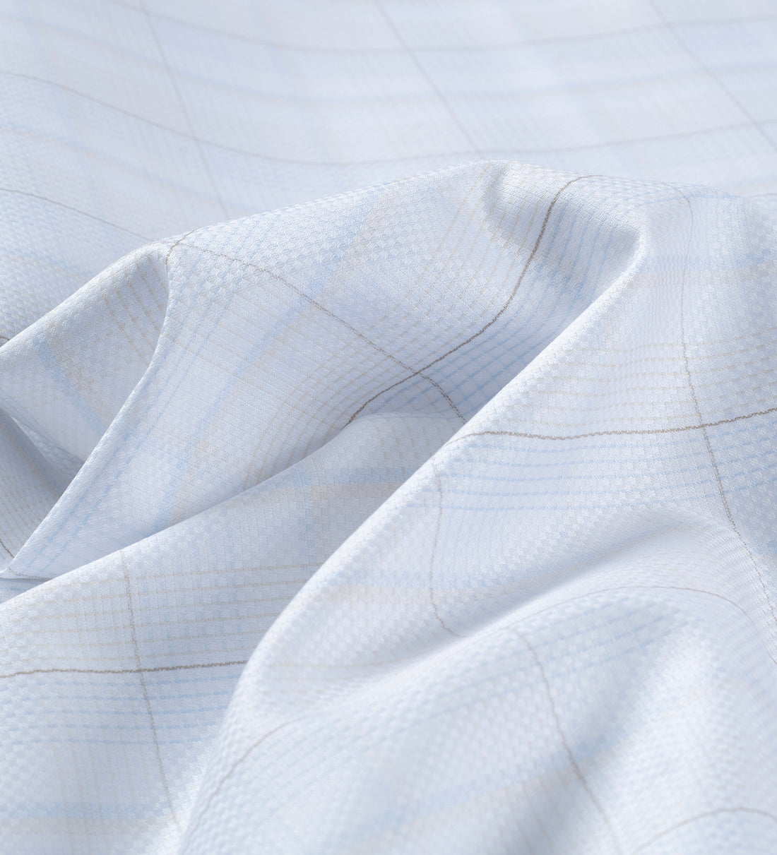 Nordic Ice by Tessitura Monti (Unstitched Shirting Fabric)