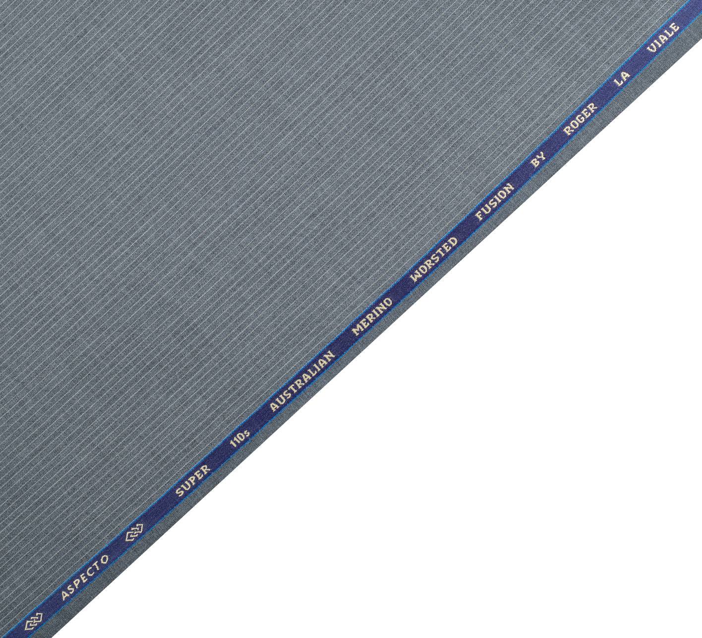 Dusty Steel by Roger La Viale (Unstitched Suiting Fabric)