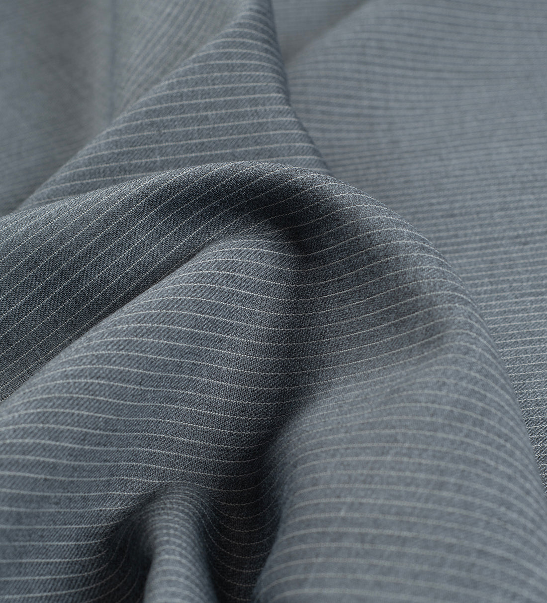 Dusty Steel by Roger La Viale (Unstitched Suiting Fabric)