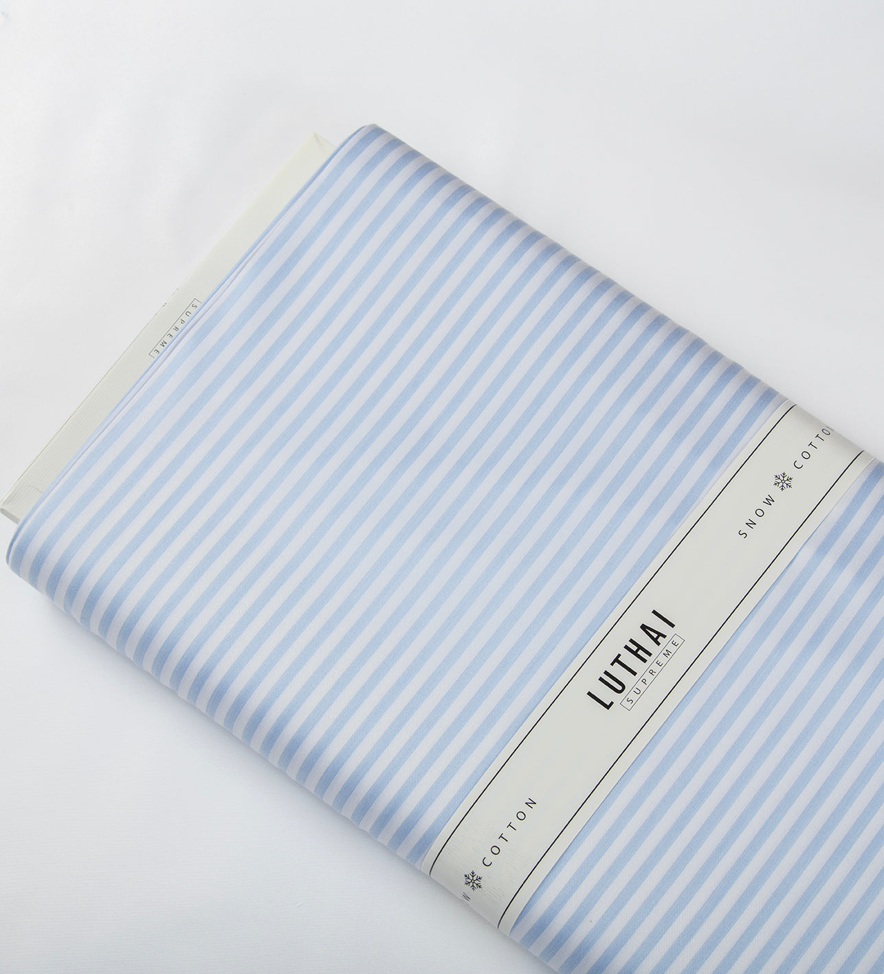 Bluebell Stripe by Luthai (Unstitched Shirting Fabric)