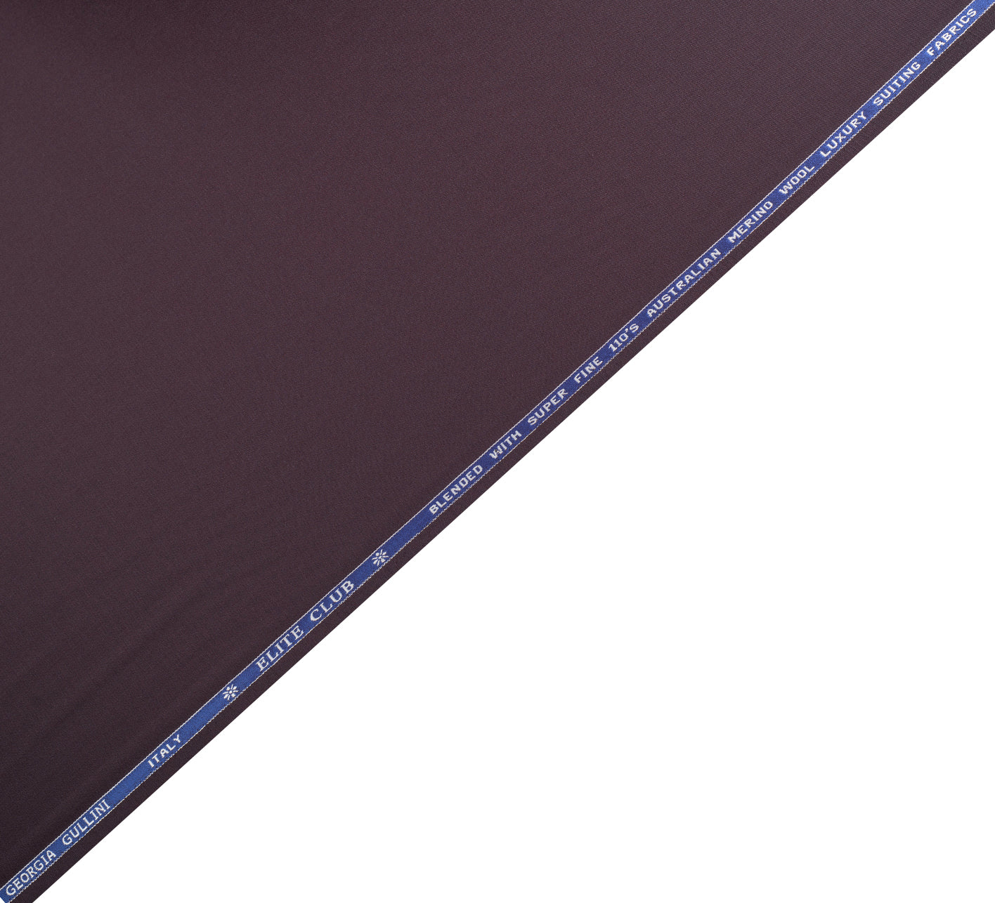Deep Wine by Georgia Gullini (Unstitched Suiting Fabric)