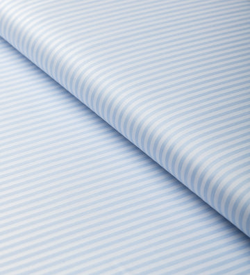 Bluebell Stripe by Luthai (Unstitched Shirting Fabric)