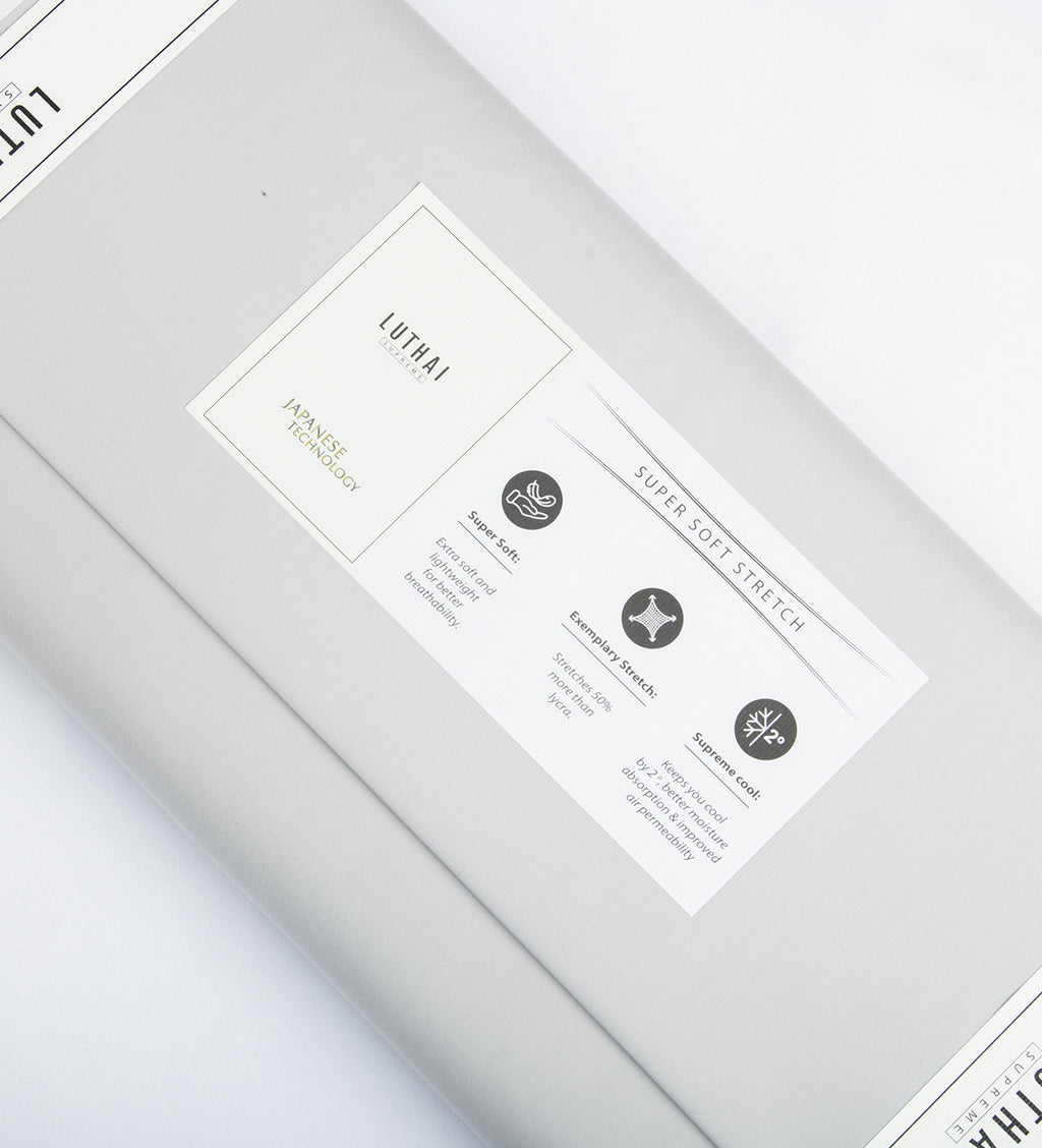 Dove Alloy by Luthai (Unstitched Shirting Fabric)