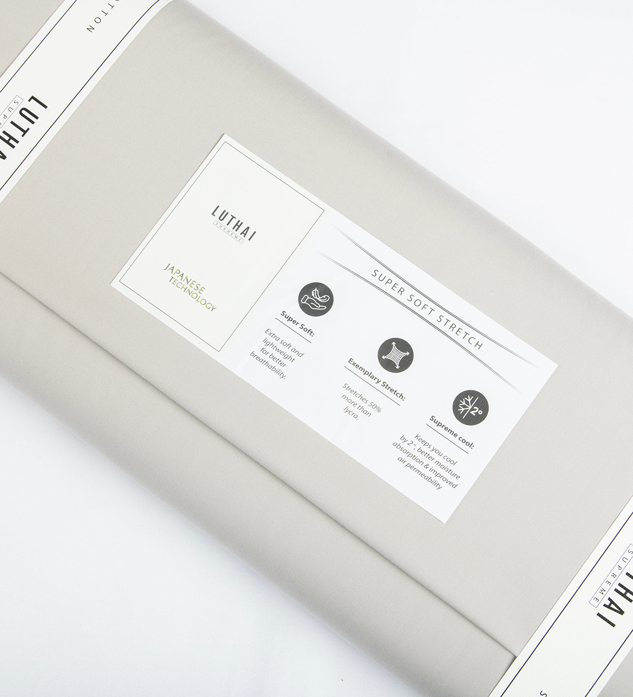 Warm Stone by Luthai (Unstitched Shirting Fabric)