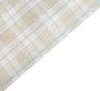 Ivory Gold Check by Linen Club (Unstitched Shirting and Kurta Fabric)