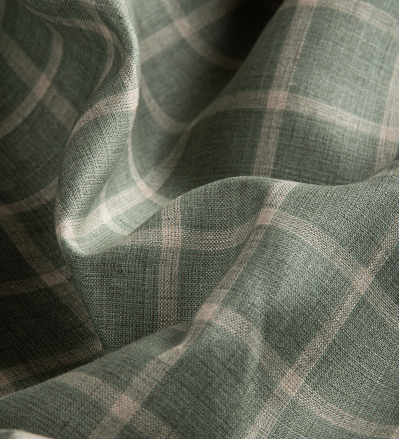 Herbal Grid by Linen Club (Unstitched Shirting and Kurta Fabric)