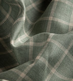 Herbal Grid by Linen Club (Unstitched Shirting and Kurta Fabric)