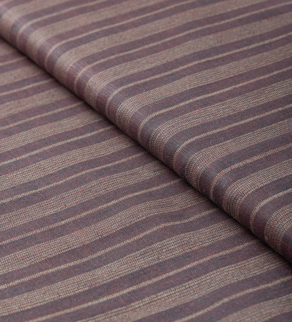 Rust Ember by Linen Club (Unstitched Shirting and Kurta Fabric)