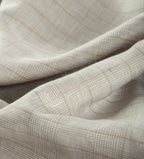 Creamstone Check By Roger La Viale (Unstitched Shirting and Kurta Fabric)