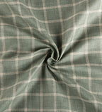 Herbal Grid by Linen Club (Unstitched Shirting and Kurta Fabric)