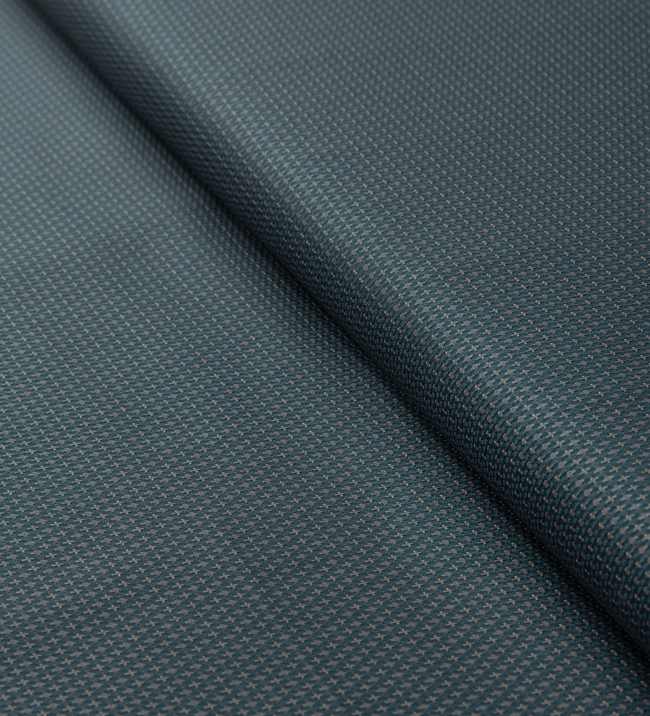Midnight Crosshatch by Tessitura Monti (Unstitched Shirting Fabric)