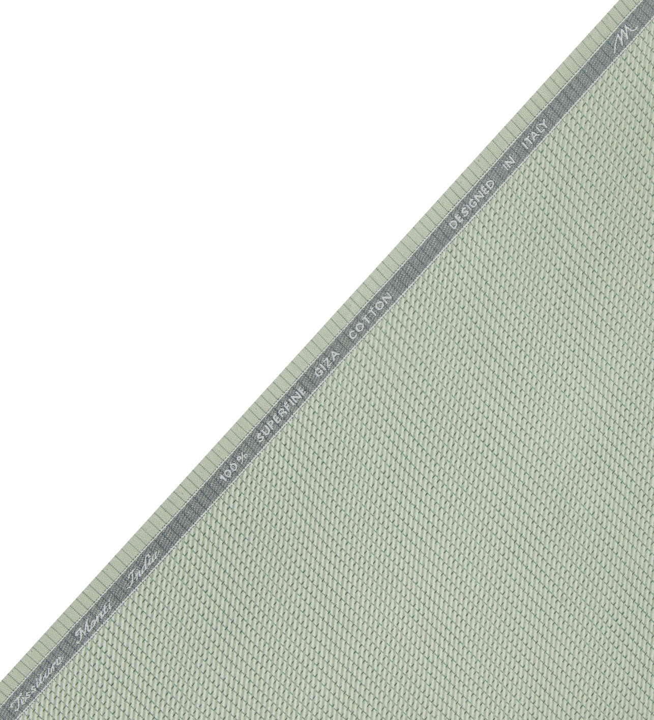 Sage Mirage Jacquard by Tessitura Monti (Unstitched Shirting Fabric)