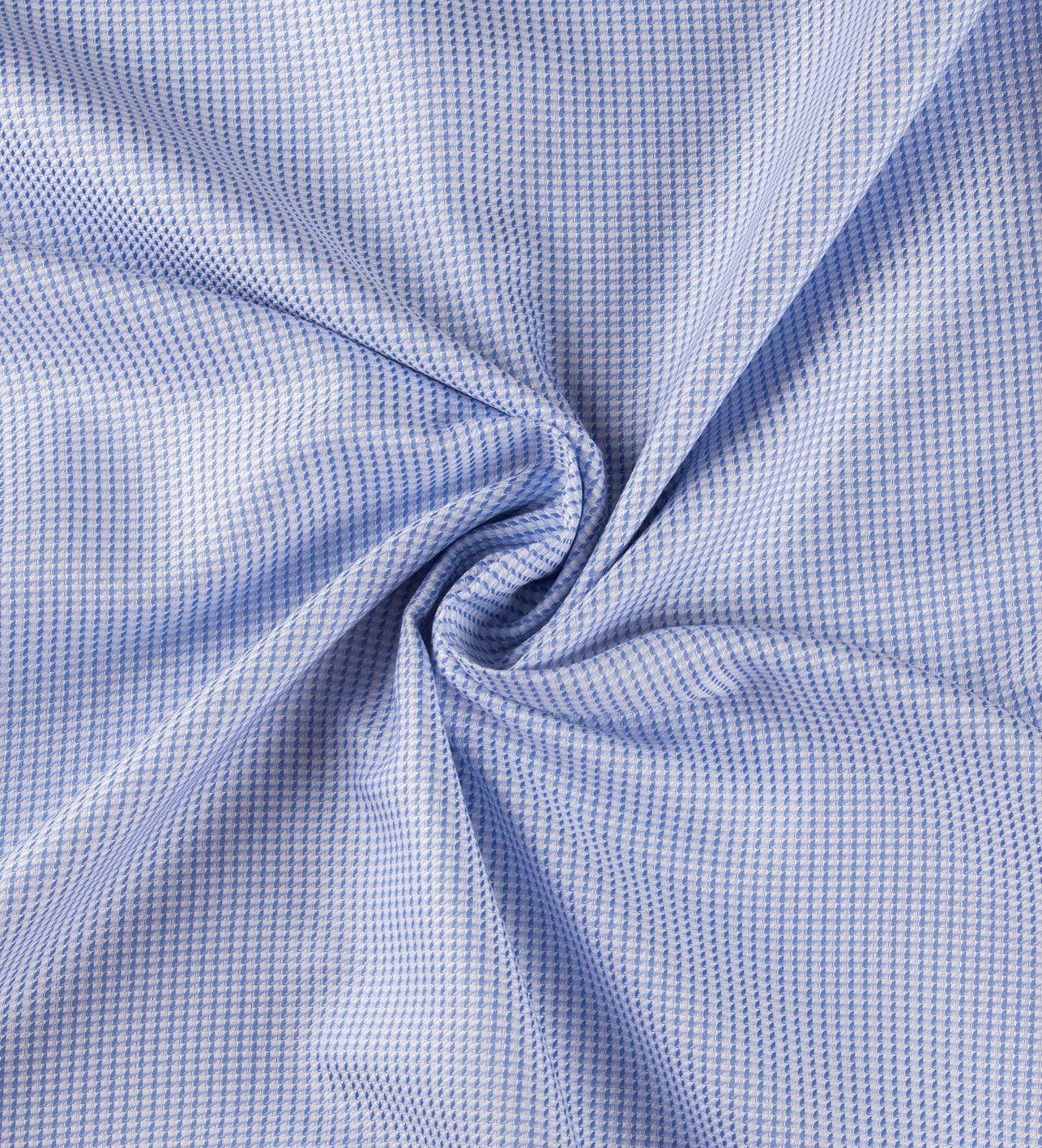 Blue Micro Gingham by Tessitura Monti (Unstitched Shirting Fabric)