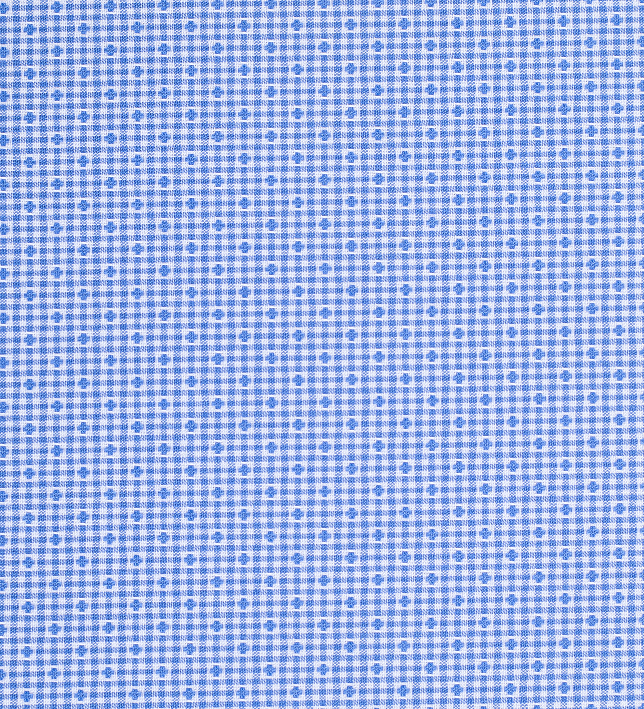 Azzurro Vento Microgrid (Unstitched Shirting Fabric)