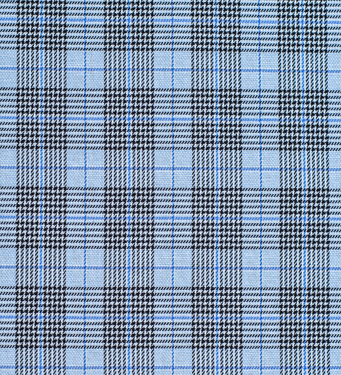 Azzurro Glen Check (Unstitched Shirting Fabric)