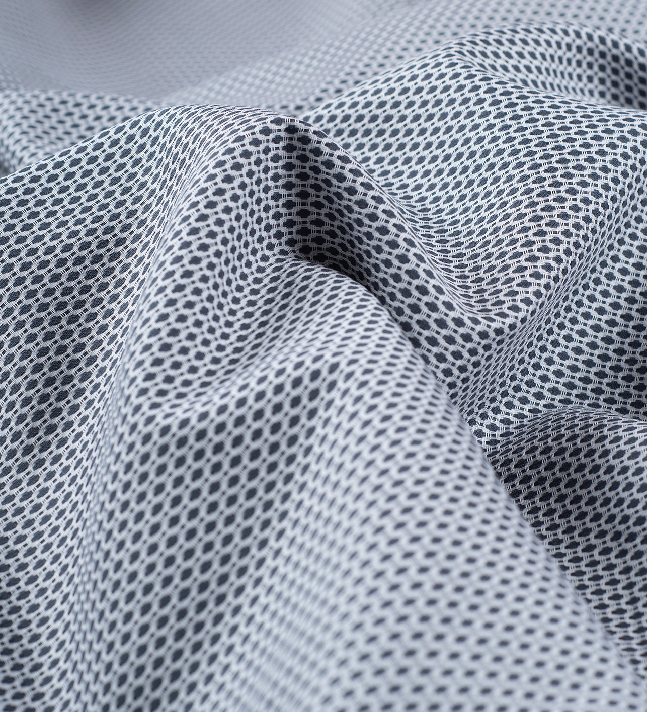Silver Matrix (Unstitched Shirting Fabric)