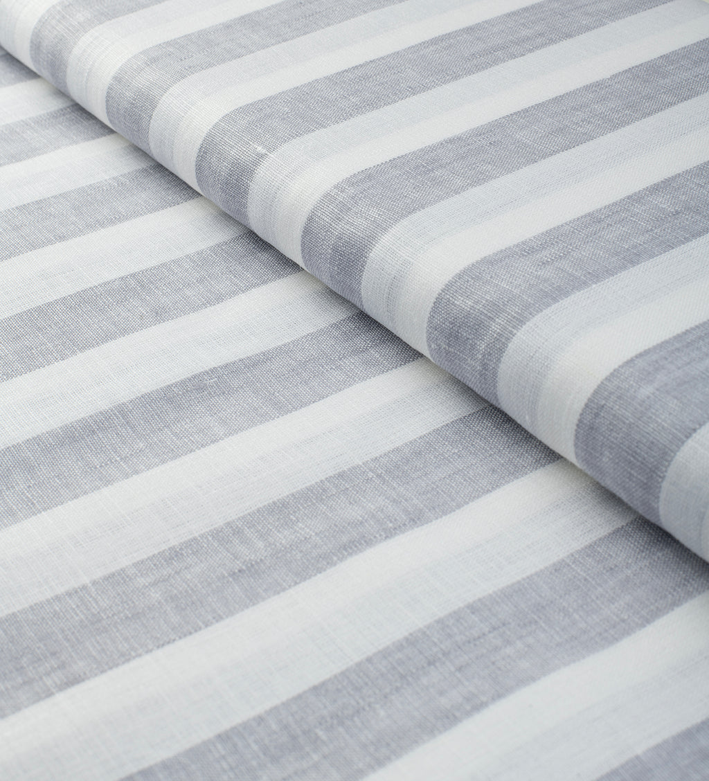 Pearl Grey Bands by Linen Club (Unstitched Shirting and Kurta Fabric)
