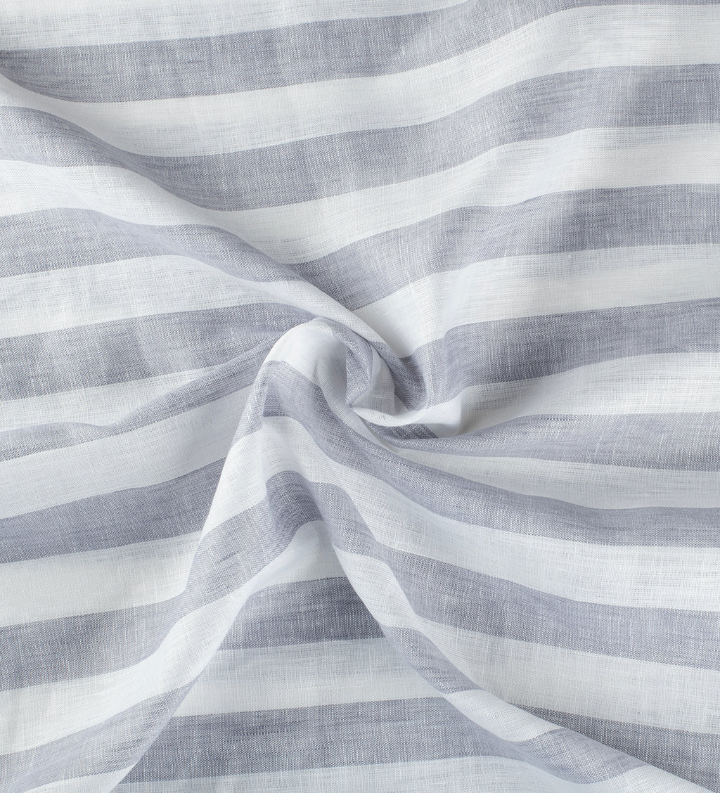 Pearl Grey Bands by Linen Club (Unstitched Shirting and Kurta Fabric)