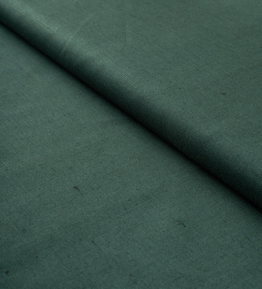 Hunter Green by Linen Club (Unstitched Shirting and Kurta Fabric)