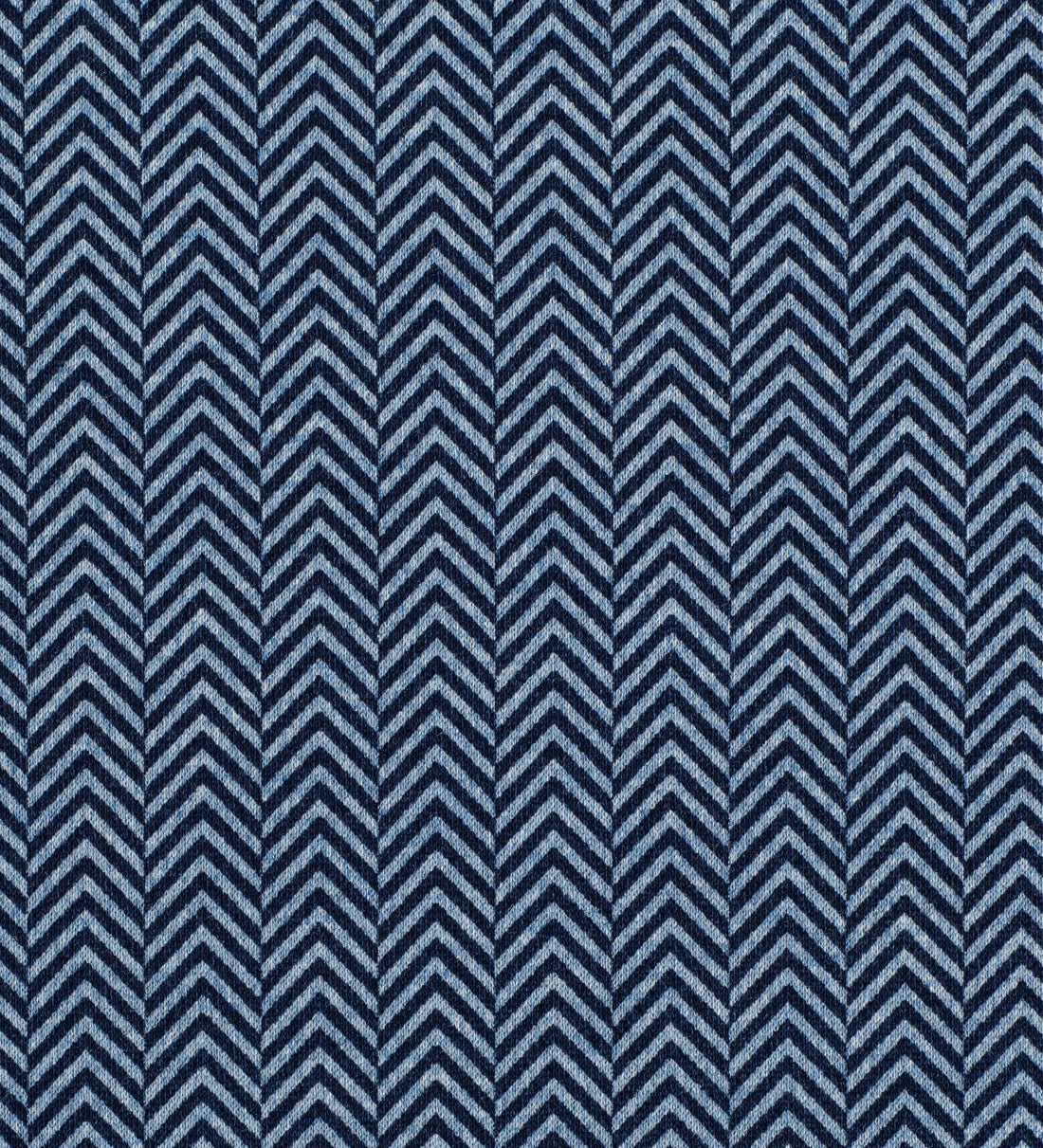 Navy Chevron (Unstitched Shirting Fabric)