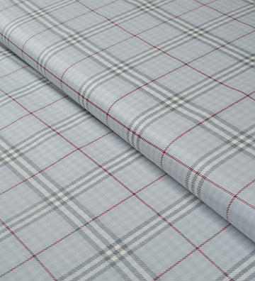 Braemar Silver Tartan by Reid & Taylor (Unstitched Shirting Fabric)