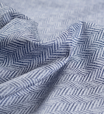 Aria Chevron (Unstitched Shirting Fabric)