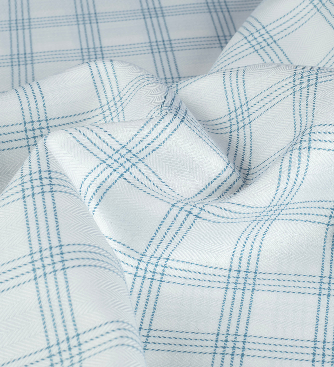 Highland Ice Square by Reid & Taylor (Unstitched Shirting Fabric)