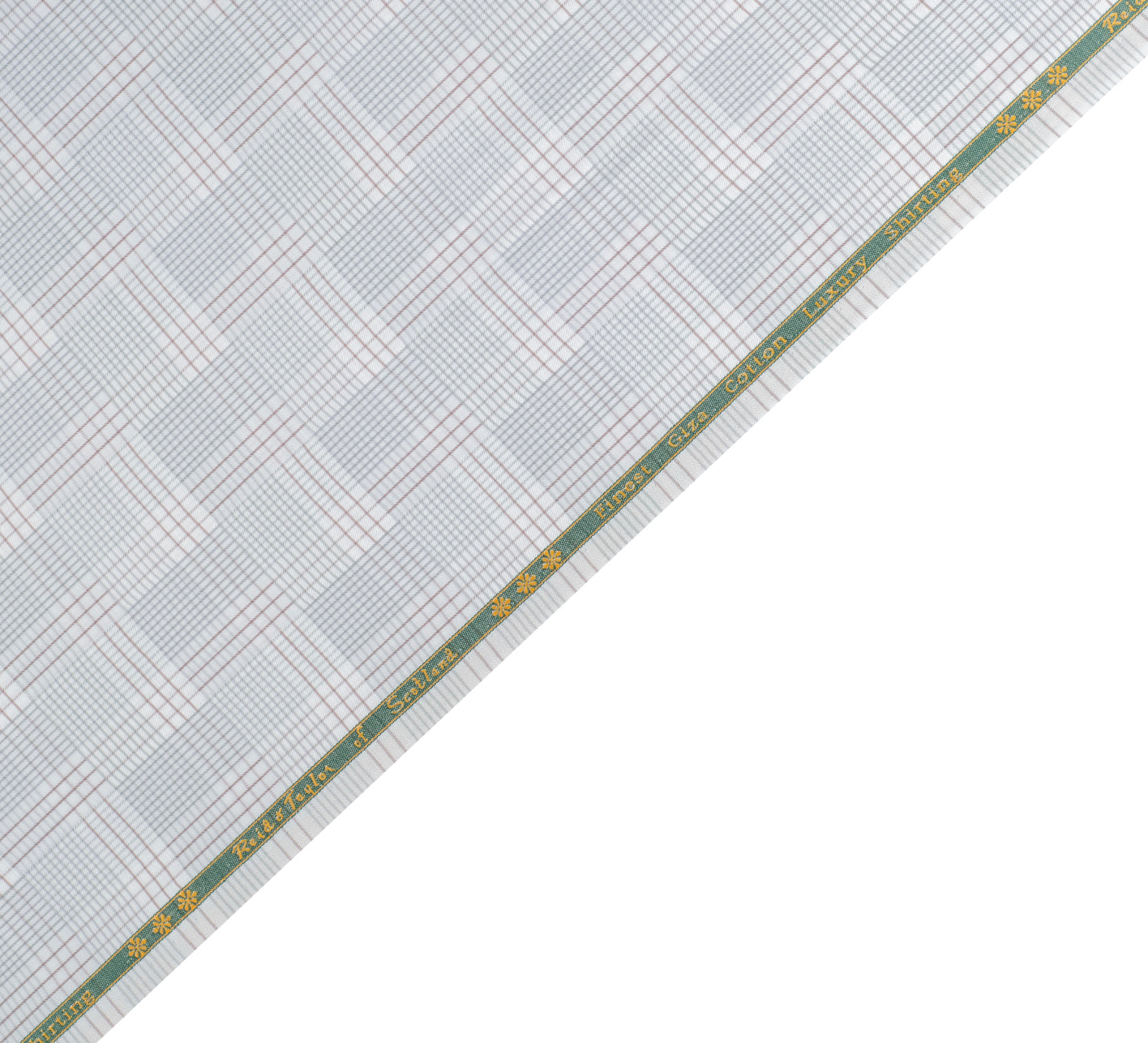 Bloomsbury Light Grey by Reid & Taylor (Unstitched Shirting Fabric)