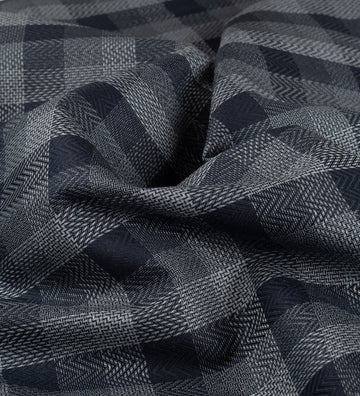 Regent Charcoal by Reid & Taylor (Unstitched Shirting Fabric)