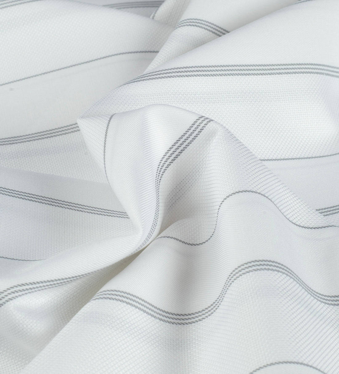 Oxford Ivory Stripe by Reid & Taylor (Unstitched Shirting Fabric)