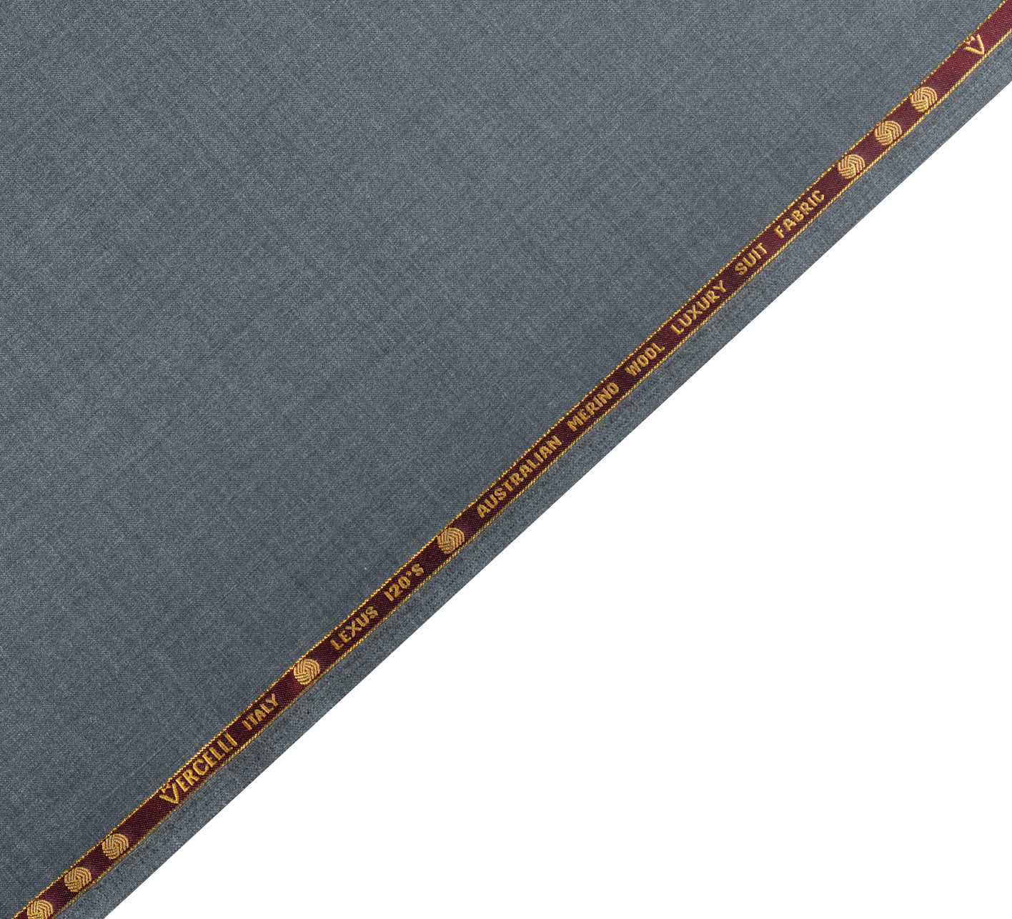 Milano Charcoal by Vercelli Italy (Unstitched Suiting Fabric)