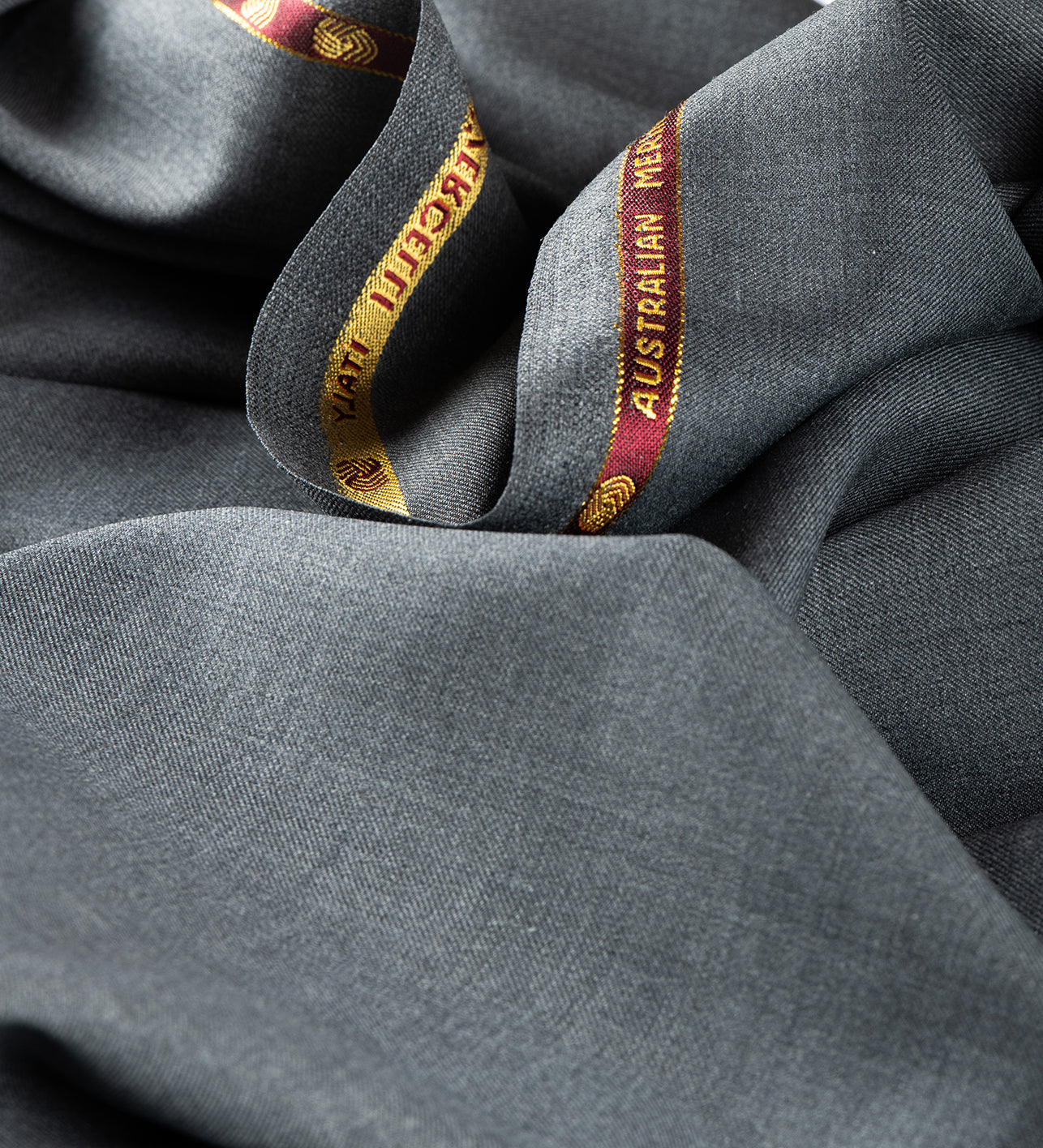 Milano Charcoal by Vercelli Italy (Unstitched Suiting Fabric)