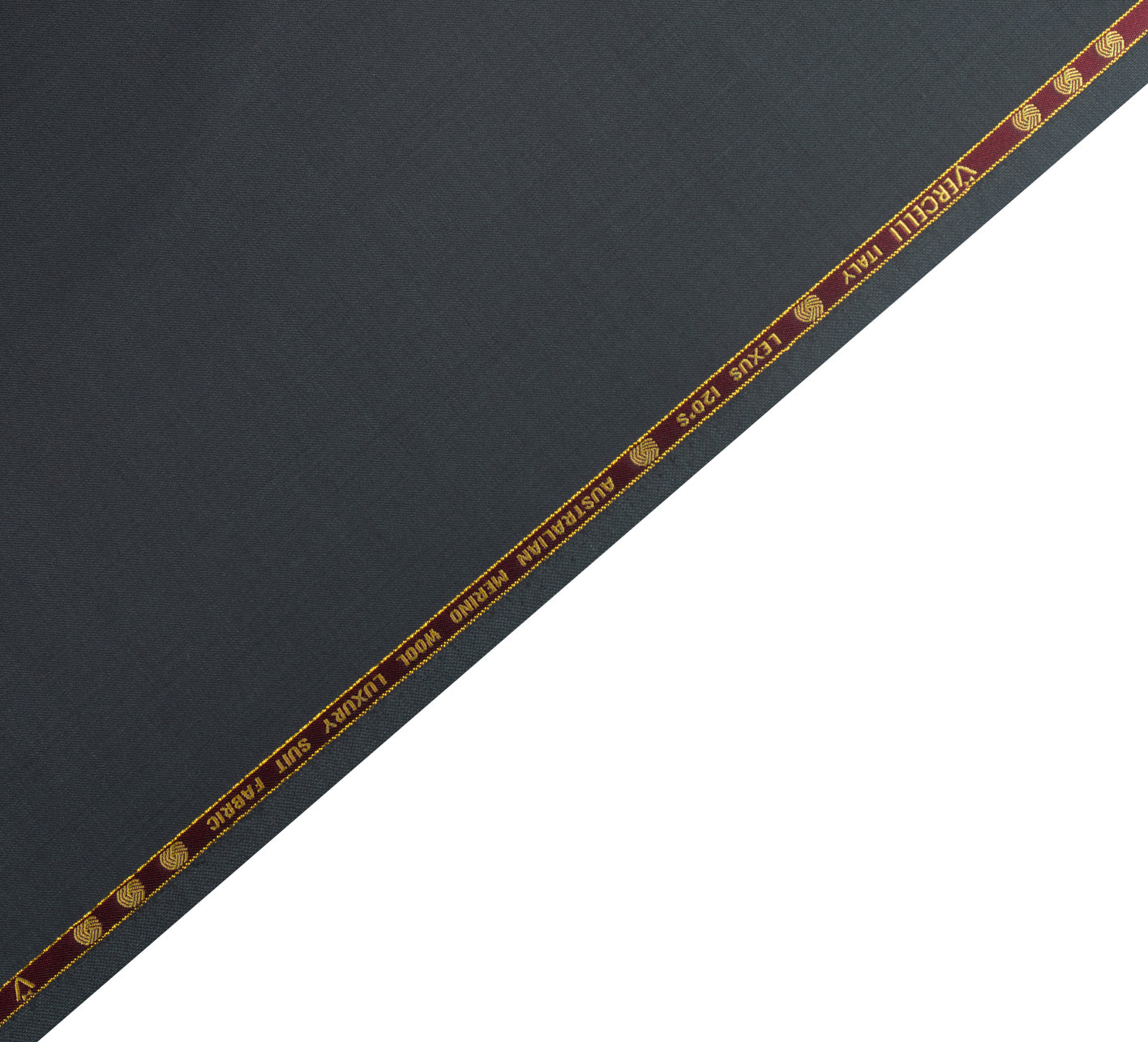 Obsidian Grey by Vercelli Italy (Unstitched Suiting Fabric)