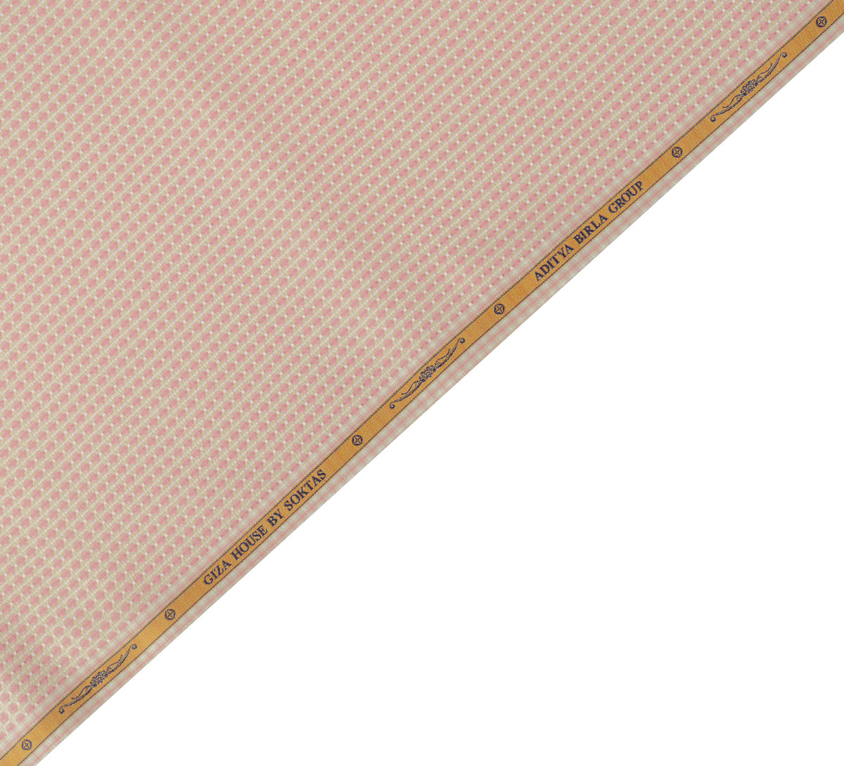 Blush Basketweave by Giza House By Soktas (Unstitched Shirting Fabric)